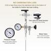 Counter Pressure Filler with Gauge, Homebrew Hand Held Bottle Filler No Carbonation Loss, Beer Bottling Kit 1/4 & 5/16 Barb
