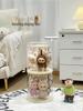 Rotating Labubu Plush Figurine Display Box and Stand