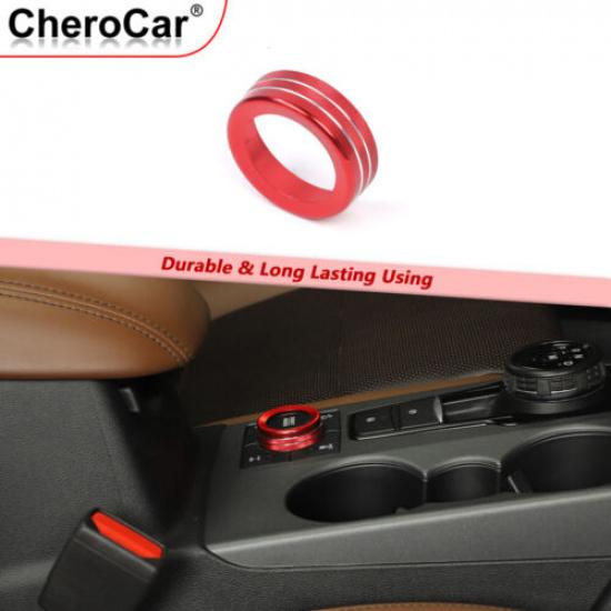Red 4WD Four-wheel Drive Switch Knob Trim Cover for Ford Bronco Sport -25