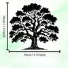 Vintage Tree of Life Metal Wall Art Sculpture Powder Coated Large Home Decor Gift Garden Greenhouse