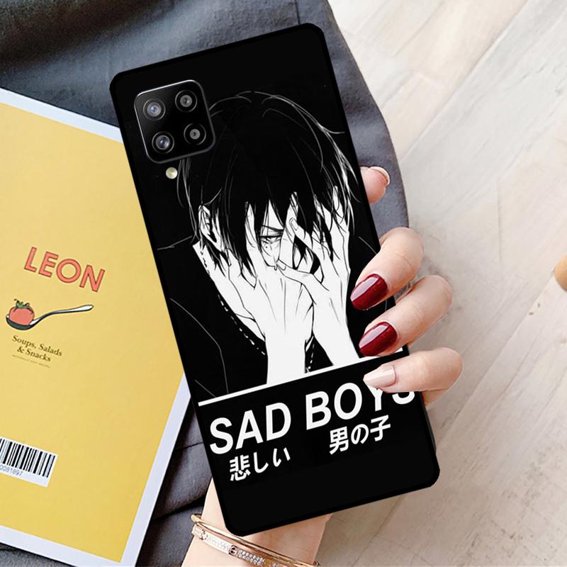 Sad Japanese Anime Aesthetic For Samsung Galaxy A54 A14 A16 A26 A36 A56 A22 A32 A52 A55 A35 A05 A06 A15 A53 A33 A13 Case