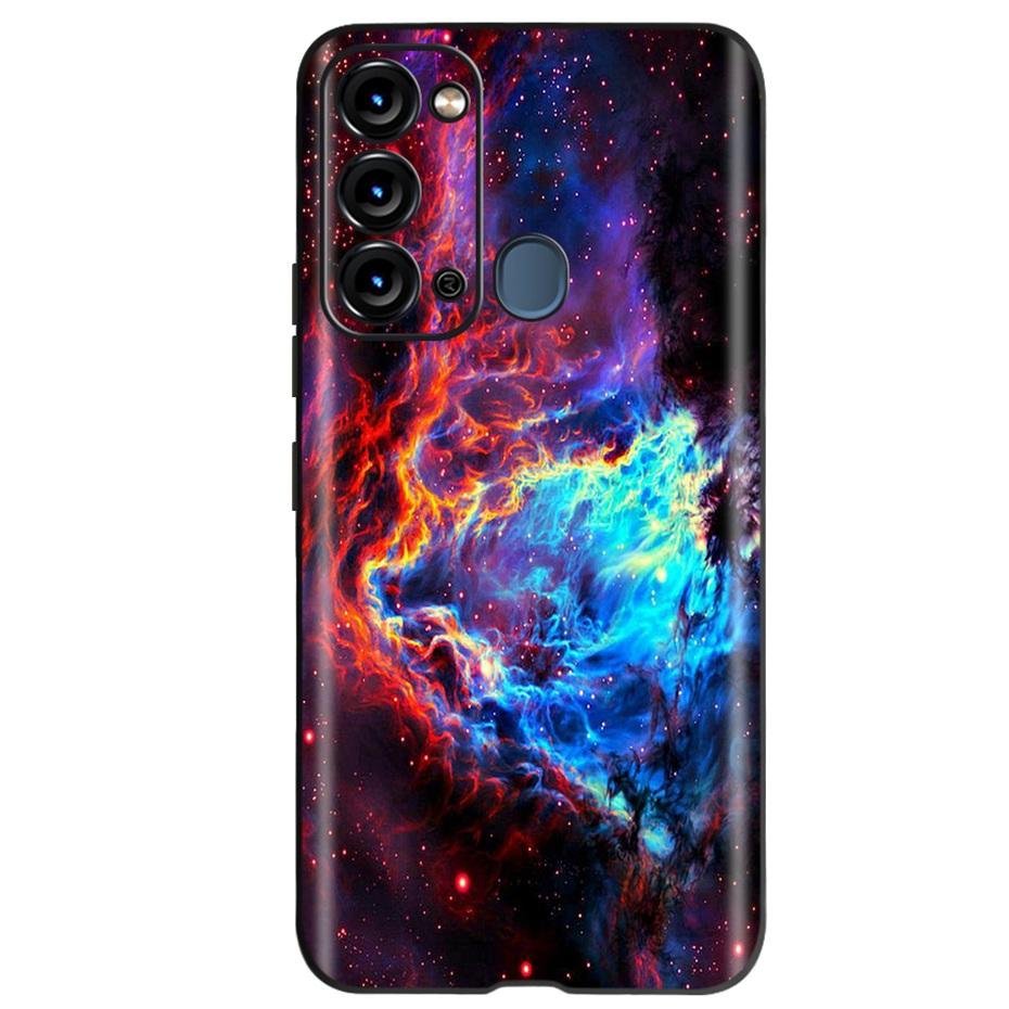 For ITEL Vision 3 Case Fashion Cat Sunflower Phone Cases For Itel S17 S 17 S661W Soft TPU Black Silicone Cover Vision3 Bumper