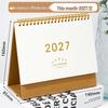 2025 Retro Kraft Paper Desk Calendar: Minimalist INS Style with College Entrance Exam Dates