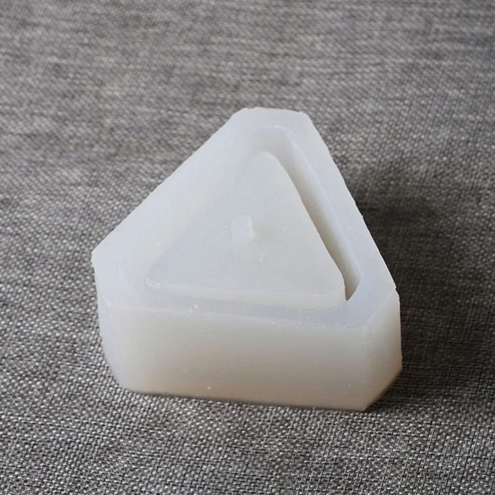 Triangular Silicone Mold Cactu Succulent Plant Flower Pot Mould DIY Cement Clay Craft
