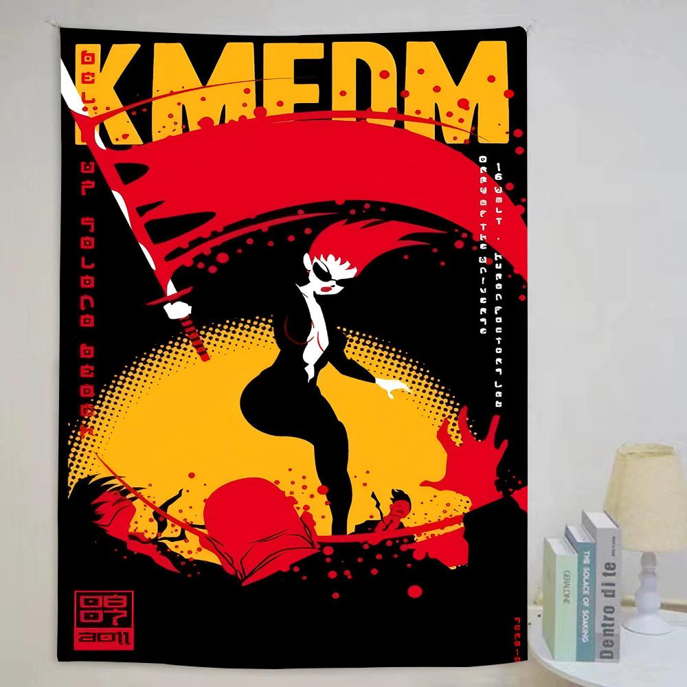

KMFDM Band Photography Backdrop Kids Birthday Party Photo Background Baby Banner Cartoon 74x94cm(29x37in)