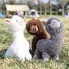 Plush Alpaca Toy With Frame For Kids And Collectors