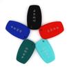 Silicone Key Cover, Suitable for the Old Lincoln Smart 4-button Car Key Protective Bag, High-quality Shockproof Key Cover