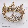 Bridal Jewelry Classic Elegant Charming Rhinestone Circle Crown Headwear