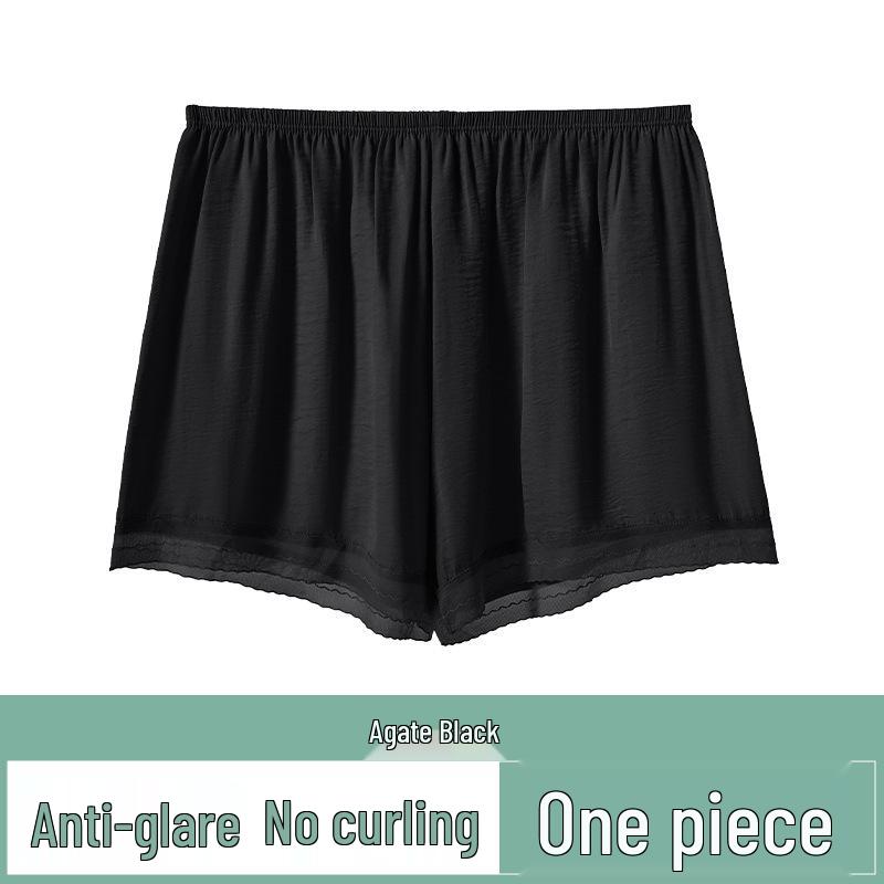 Women's Sheer Ice Silk Safety Shorts, Summer Lightweight No-Roll, Wear Inside or Out