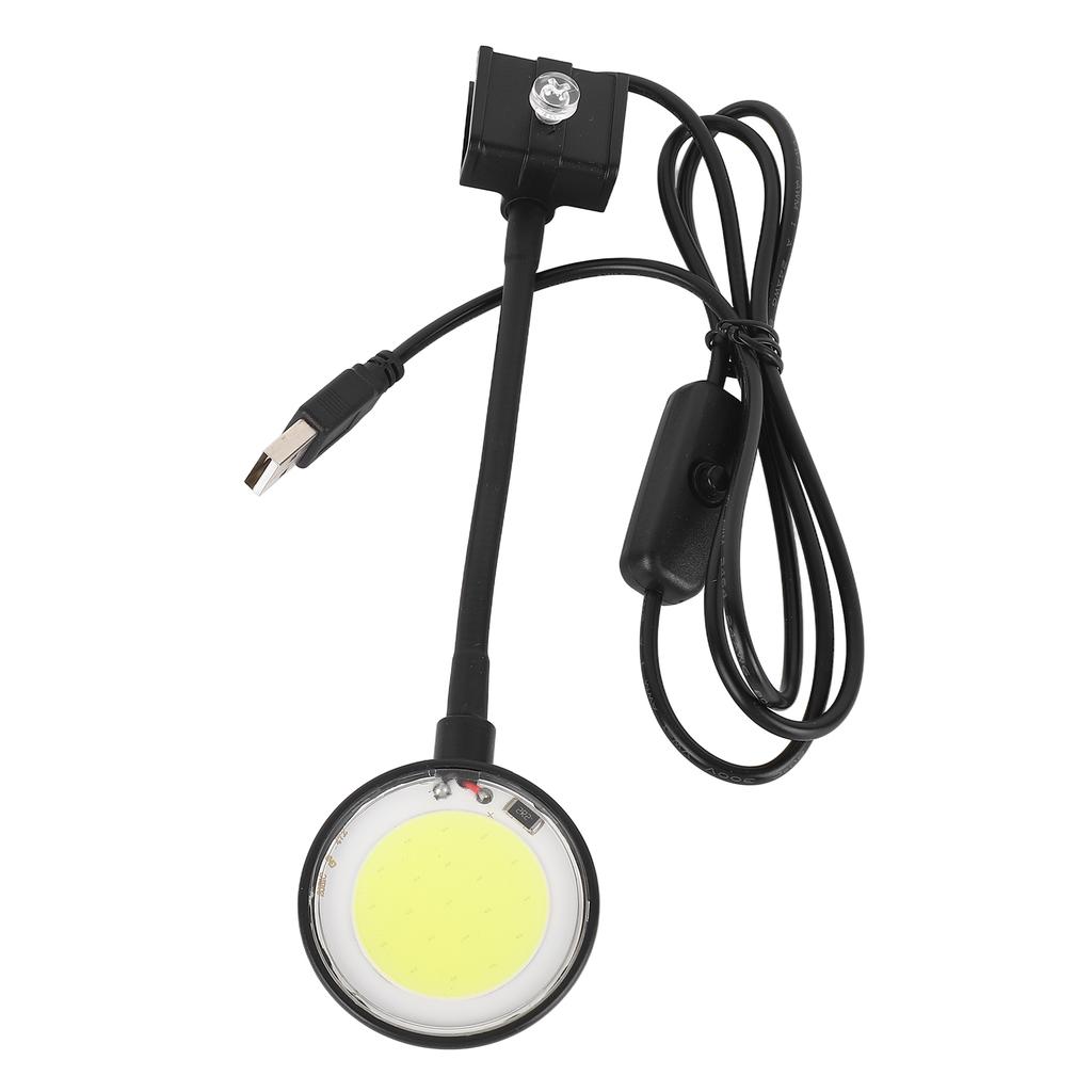 USB Fish Tank Lamp COB Chip High Brightness 360 Degree Rotation Clip On Mini LED Aquarium Light