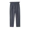 Pantaloni da abito casual da uomo a vita alta, dritti e larghi, con fibbia Naples Paris