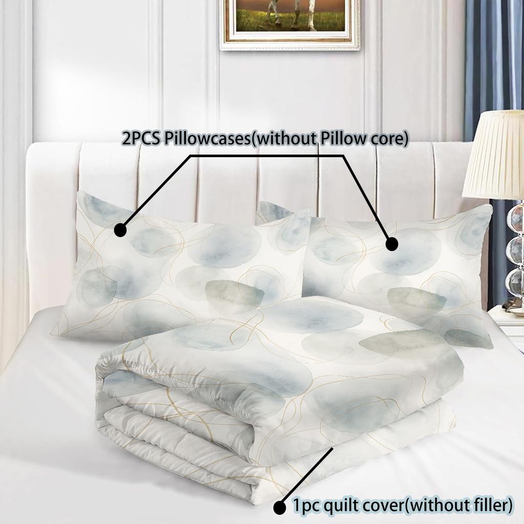 Bedding Modern Abstract Simple Student Dormitory Three-piece Home Textile Bedding