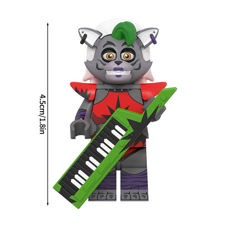 Entzückendes Freddy Bonnie Mini-Blöcke Ornament Heißes Spiel Figur Cartoon Montagebausteine Spielzeug Partygeschenke Kindergeschenke