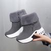 Winter Damenmode Stiefel Casual Schneestiefel Weibliche bequeme Baumwolle High-Tops Sneakers Warm Flats Stiefel