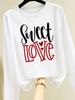 (Asian Size) Sweet Beach Trend Cute Print T Shirt Women Clothing Tee Autumn Winter Spring Casual Fashion Top O-neck Graphic Long Sleeve T-shirts