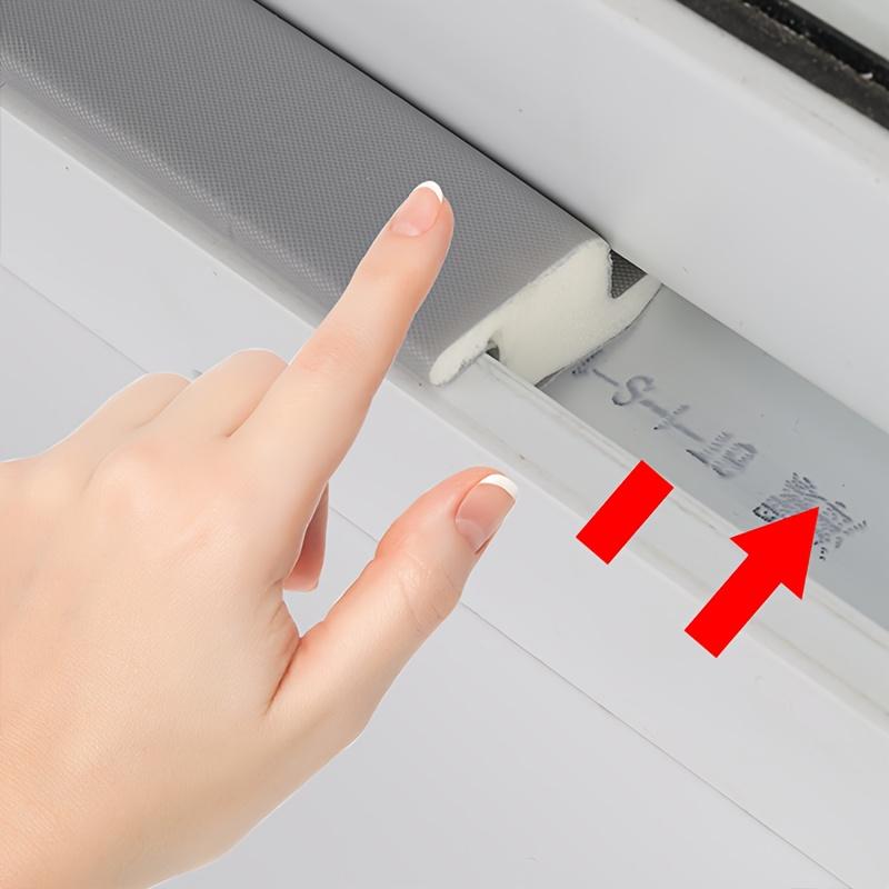 [1 Roll Z-Shaped Strip] Windproof Soundproof 1 Roll Z-Shaped Plastic Window Sealing Strip | Easy Install,Durable Door and Window Seal,Sound Insulation