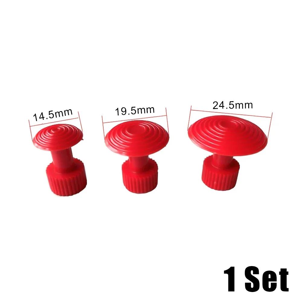3pcs Universal Auto Replaceable Accessories Car Body Hail Pit Repair Gasket Tools Portable Dent Removal Puller Suction Cup