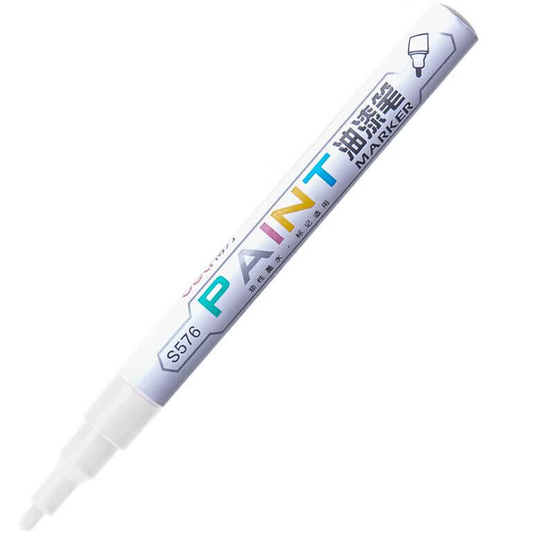 Deli White Oil-based Paint Pen белый