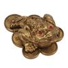 Brass Ornaments Frogs Shape Auspicious Mean Bring Luck Money Drawing Living Room Decoration