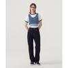 Covernat U-Neck Striped Slim Fit Short Vest Women tops Navy-Blue CO2501KT77NA