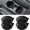 Bling Car Cup Holder Coaster, 4 Pack Universal Ert Coasters With Crystal Rhinestone, Silicone Non-Slip Shockproof Drink Mat, Car Interior Accessories