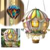 Hot Air Balloon Sun Catcher, Floral Window Perfect Day Choice Decoration, Ideal Romantic Valent A8X5