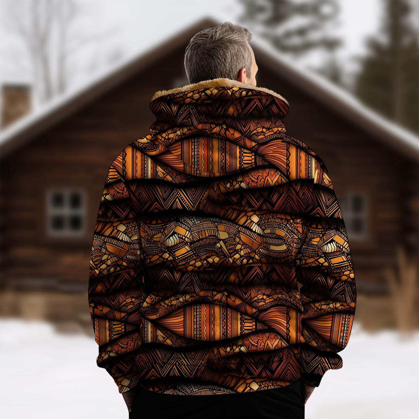 Мужская куртка с принтом — фото 4