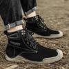 Echtes Leder Männer Stiefel Herbst Winter Stiefeletten Für Männer Schuhe Outdoor Werkzeug Stiefel
