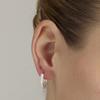 Boucles d'oreilles Luxenter Ihdel finition rhodium