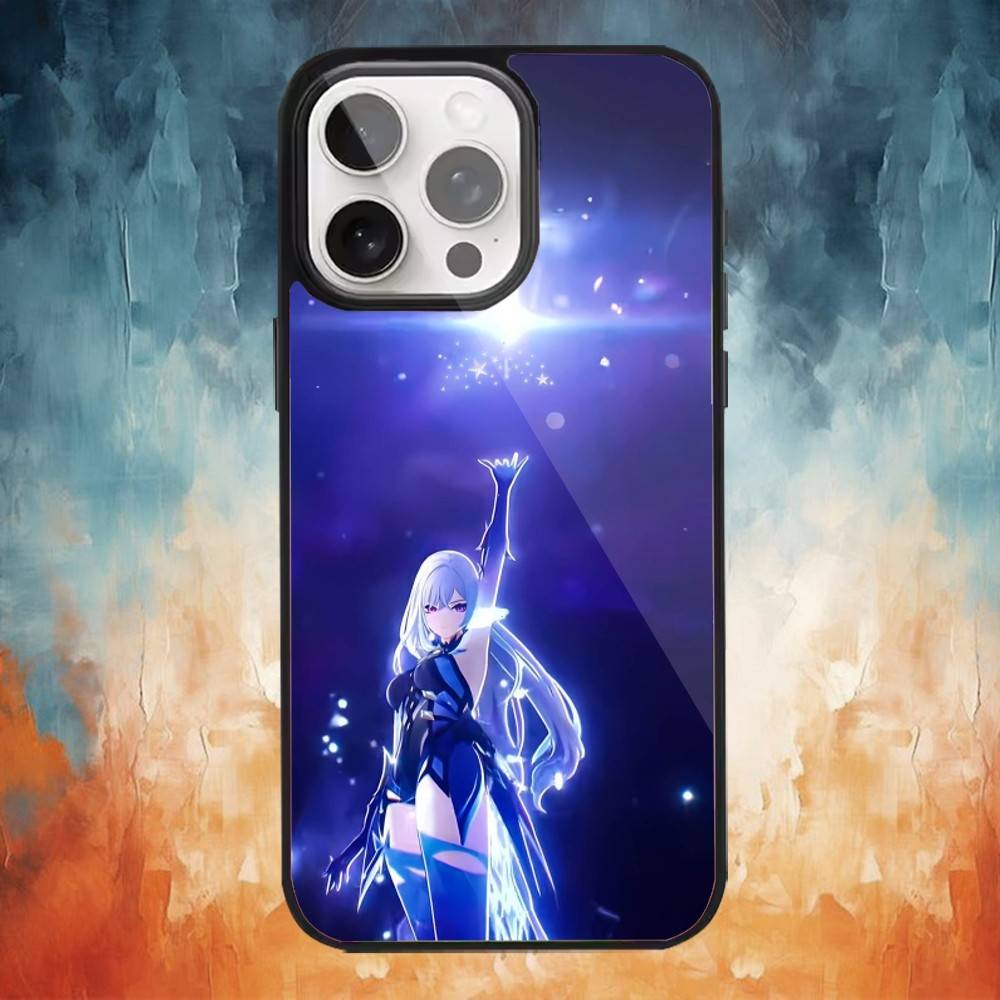 G-Genshin S-Skirk Impact Phone Case For iPhone17,16,15,14,13,12,11 Plus,Pro Max Magnetic For Magsafe Wireless Charging iPhone11