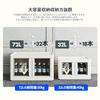 FLEXISPOT storage box costume case container ST foldable stackable casters clothing document (White (Type B) 32L (3 pieces))