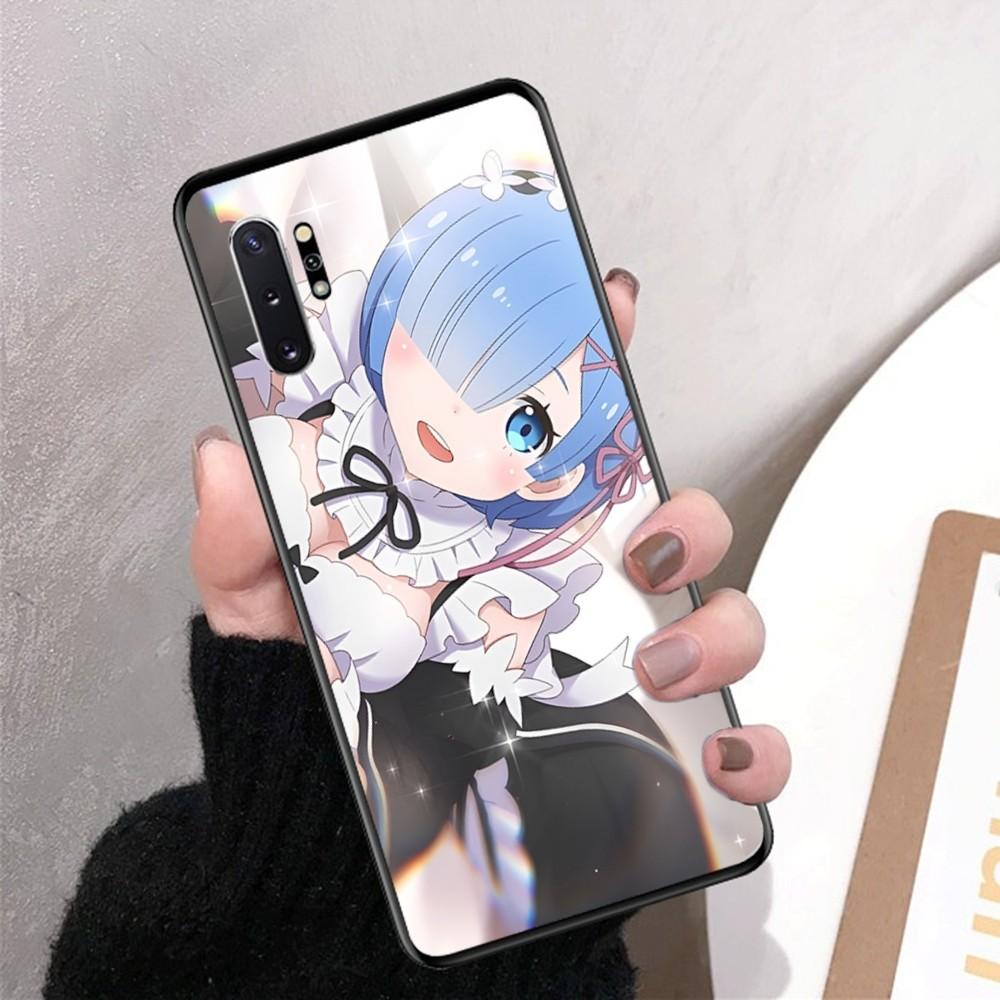 ReZERO Ram Rem Phone Case For Samsung Note 8 9 10 20 pro plus lite M 10 11 20 30 21 31 51 A 21 22 42 02 03