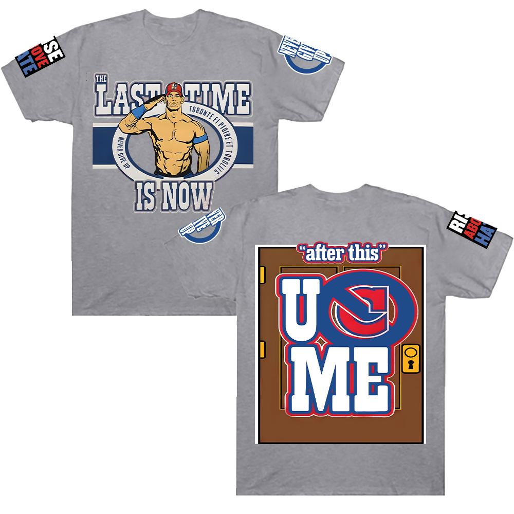 John Cena Abschied Montreal T-Shirt, modisches Baumwoll-Print-T-Shirt, Gewinner-T-Shirt für den Sommer, neue atmungsaktive T-Shirts.