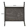 SEAMETAL Car Ceiling Storage Net Pocket 80cm*55cm Hanging Polyester Mesh Storage Bag Traveling Auto Roof Organizer with Zipper