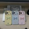 Custodia iPhone 17 Pro con Fiocco a Pois 3D | A Forma di Cuore, Protezione in TPU Antiurto
