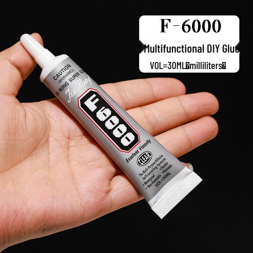 Jinrong F6000 Rhinestone & Mother-of-Pearl Jewelry Glue, 120ml - Universal DIY Craft Adhesive