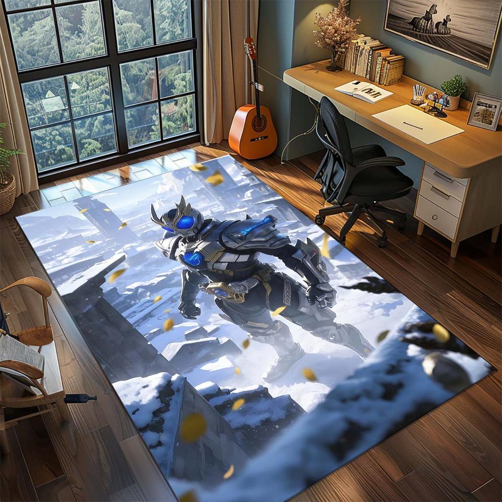 Kamen Rider Teppich für Wohnzimmer Schlafzimmer Heimdekoration Coole Film-Matte Bodenmatte