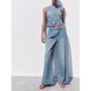 Za2025 Spring New Women clothes Vest Vest 9942052 427 Wide Leg Jeans 9942051