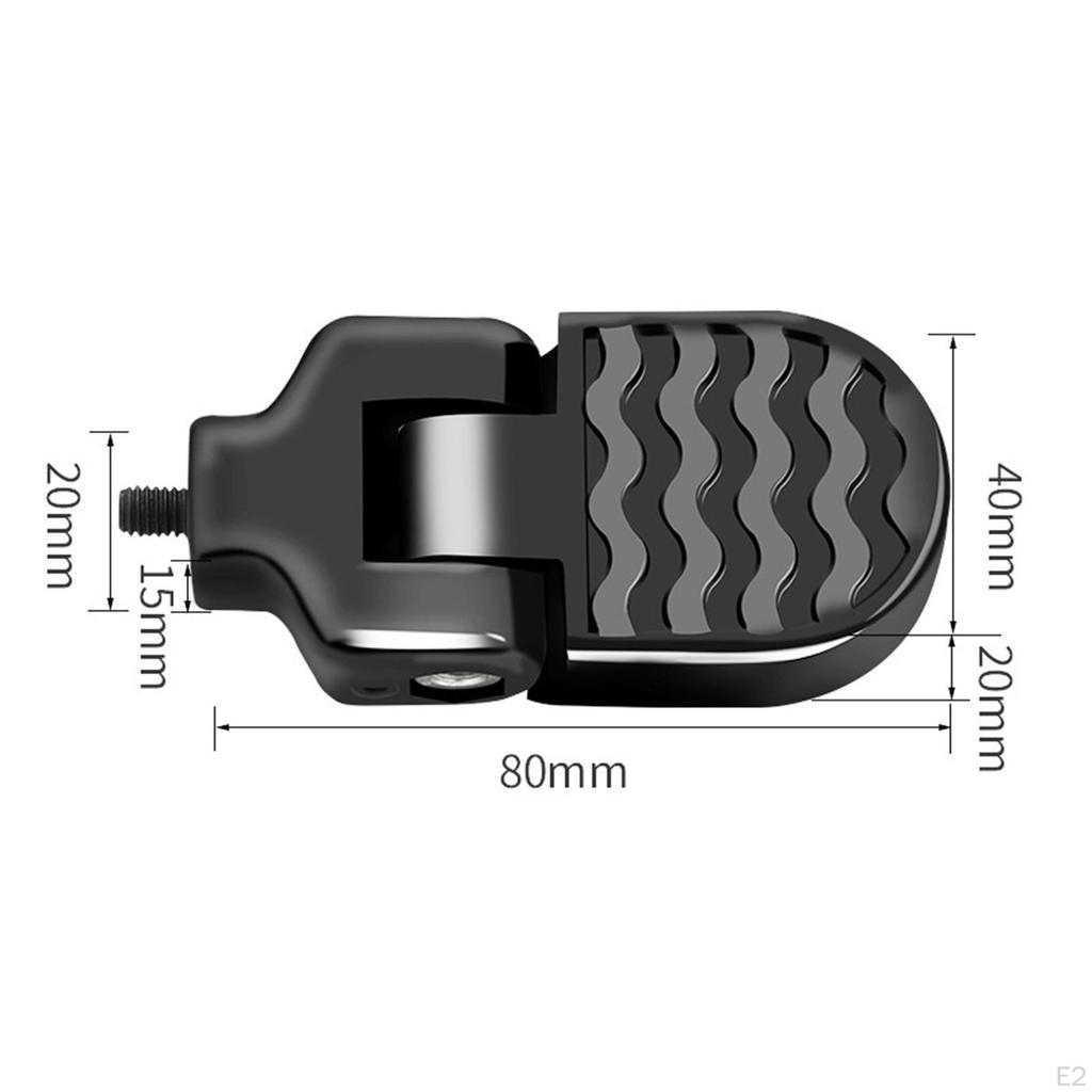 2Pcs Rear Pedals Accs Foot Plates Bike Rest Pegs for Bicycle Mountain Cycling