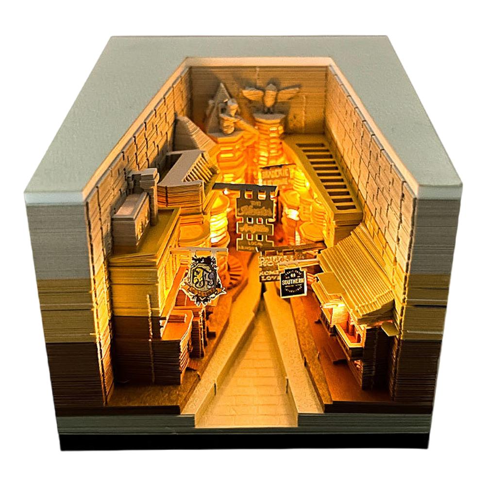 2024 Calendar Memo Pad 3D Carving Notepad Tear Off Paper Memo Pad Block Notes Creative Cherry Blossom Tree Calendar Ornaments