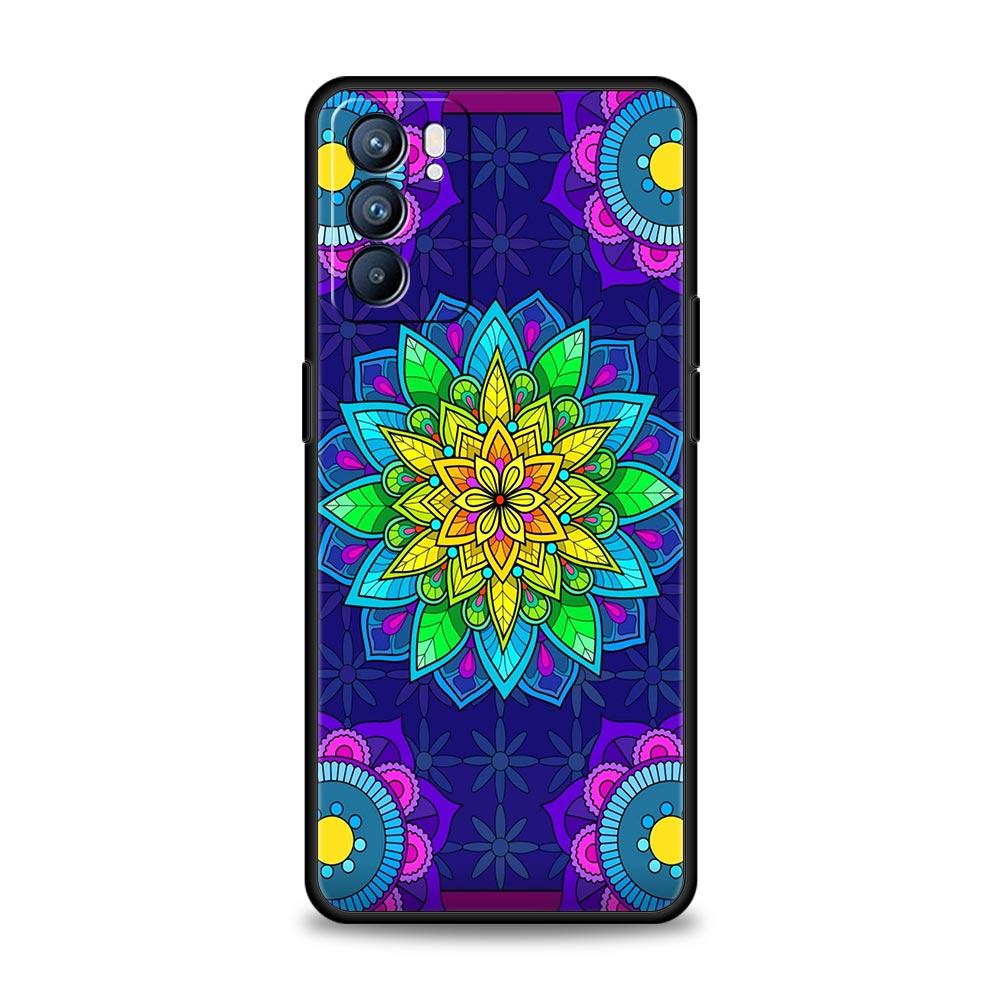 

Чохол з тотемом квітки мандали для Oppo Find X6 Pro X5 A54 A53 A52 A9 2020 A15 A95 A17 A16 A76 A74 A57 Reno7 Reno6 Pro Plus 5G Oppo A17
