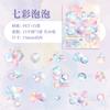 30 Sheets INS Bubble Sticker Pack Personality Diary Junk Journal Handbook DIY Collage Decoration Scrapbooking School Stationery