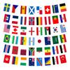 48 Internationale Länderflaggen Banner-Girlande für Fußball-Dekoration Multinationale Flaggen-Girlande für Outdoor-Indoor-Veranstaltungen Partys und Feiern