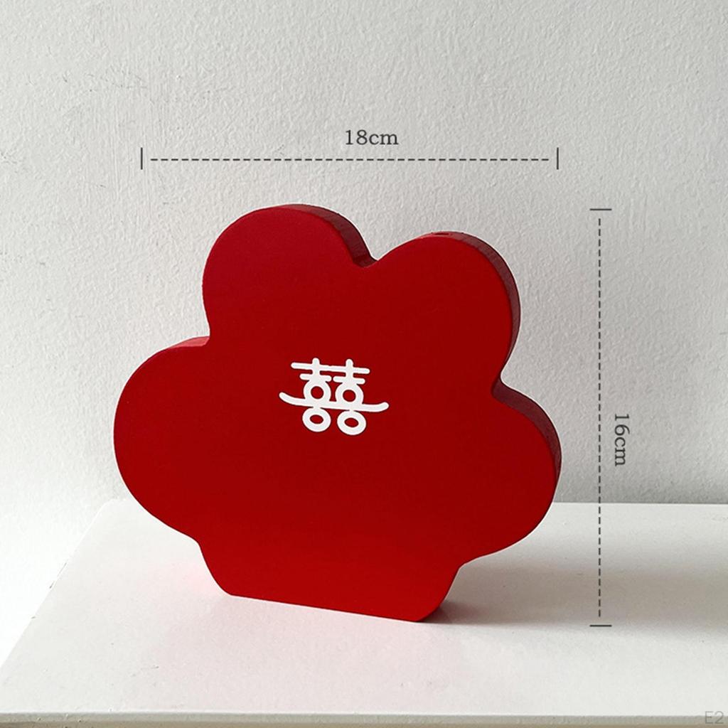 Creative Red Wedding en Statue for Bedroom Decoration Housewarming Gift
