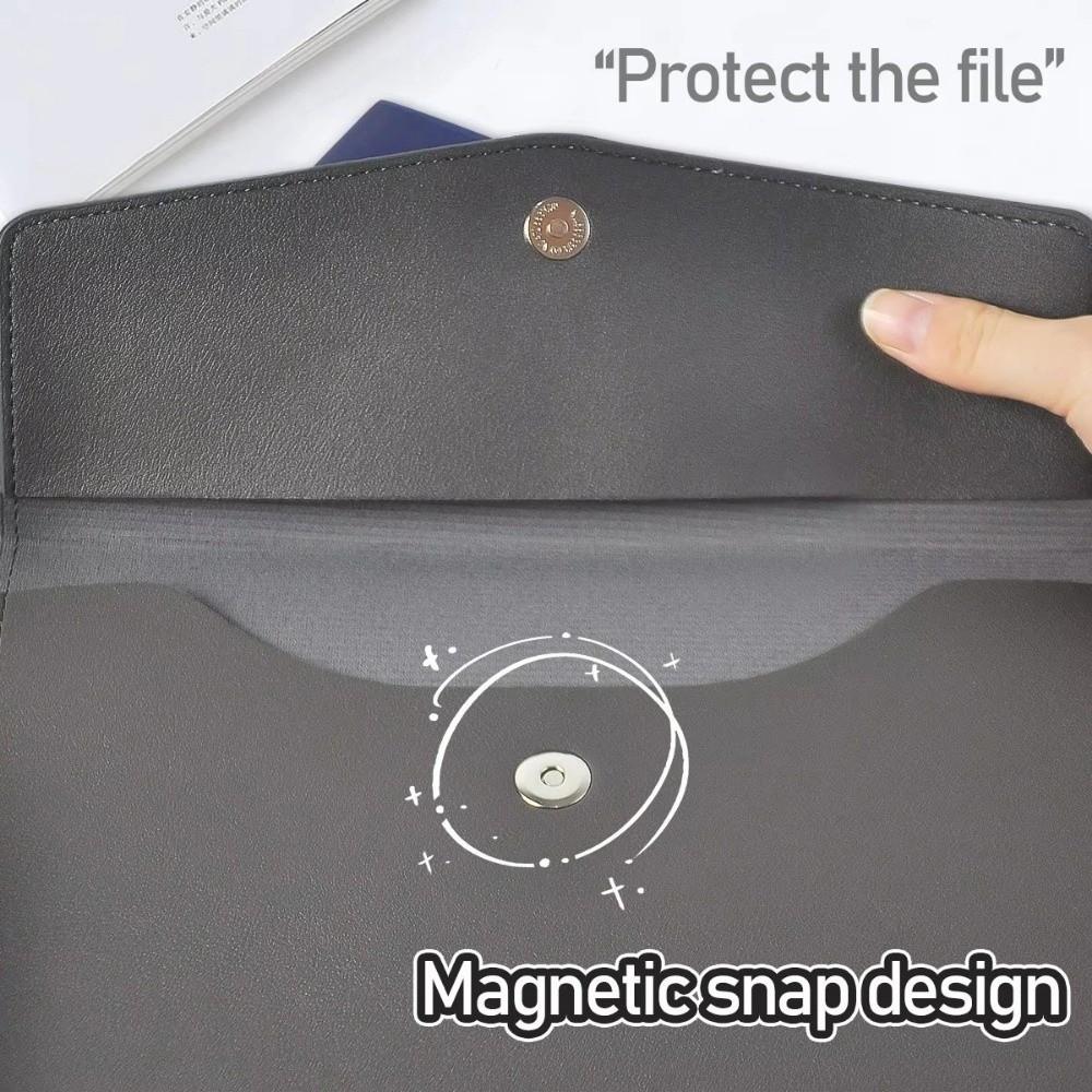 Vertical Document Bag Business Document Storage Bag Simple A4 File Bag  Office Supplies