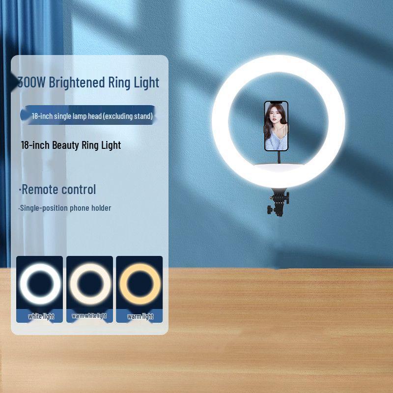 22-Inch Ring Light with Stand: Perfect for Mobile Streaming, Selfies, and TikTok.