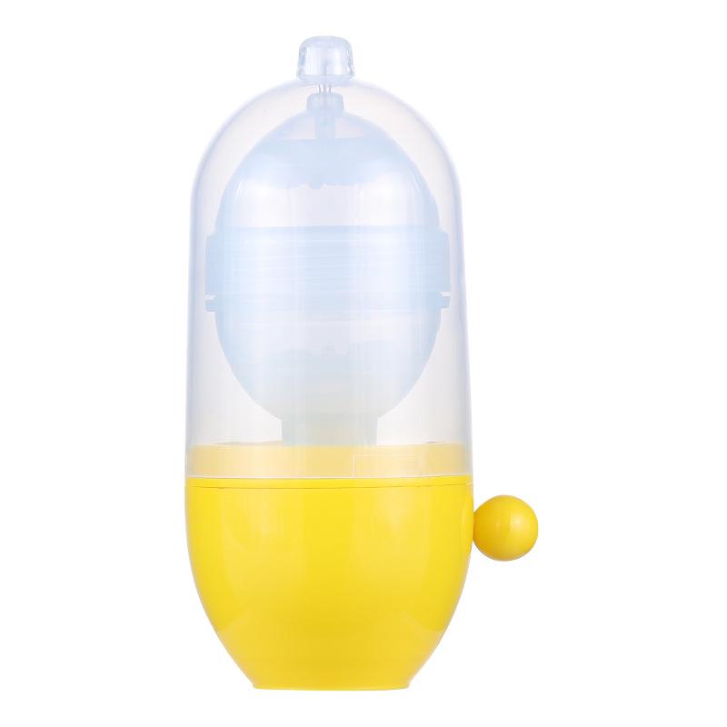 

Ручной миксер для взбивания яиц: Инструмент для смешивания желтка и белка жёлтый