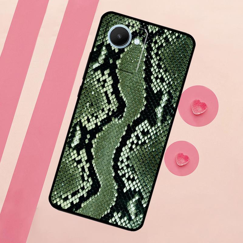 

Snake Skin Print For Realme C71 C55 C53 C67 C75 C61 C33 C63 C51 C65 10 11 12 13 14 15 Pro Plus GT7 Pro Case Realme 10 4G