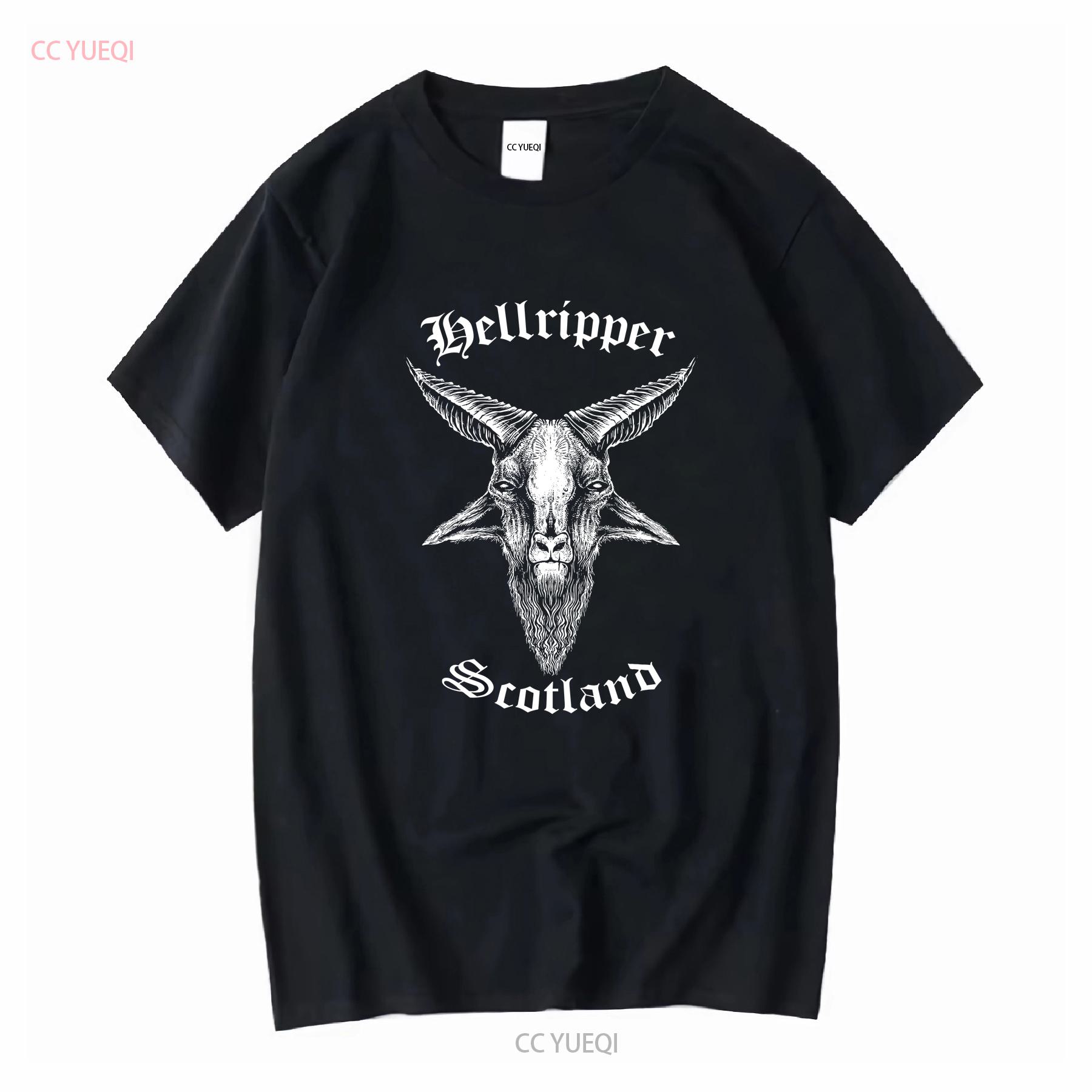 

Hellripper one man black speed metal band t shirt new and limited vintage Washed Soft streetwear Breathable Stretched Casual 4XL