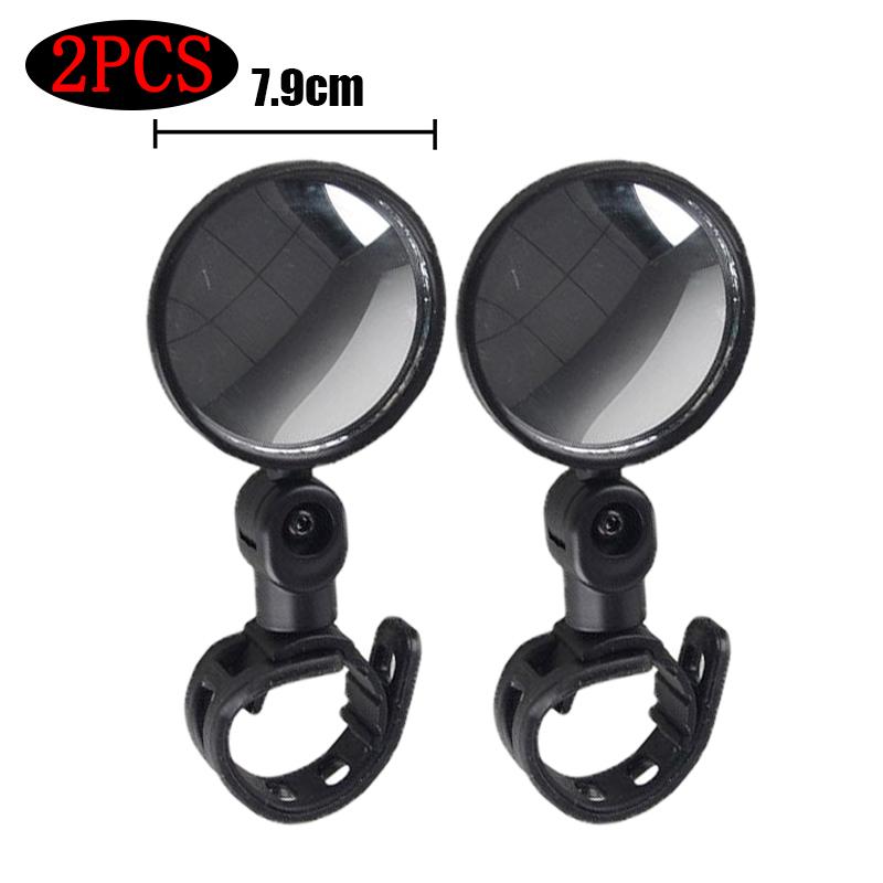 Universal Motorcycle Mirror Handlebar Rearview Mirror for Bicycle 360 Rotation Adjustable for Bike Riding Cycling Mirror